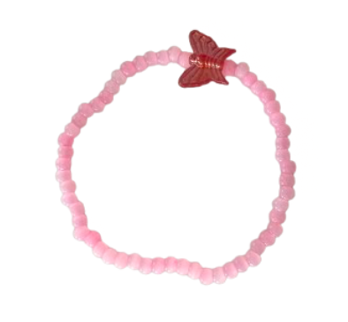 Pink Butterfly Charm