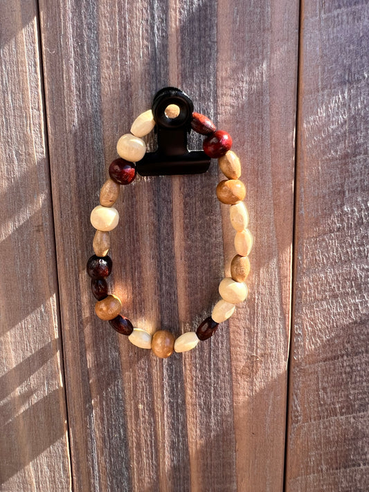 Wooden Bead Bracelet