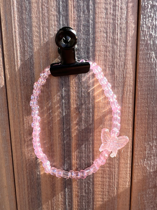 Light pink butterfly Charm