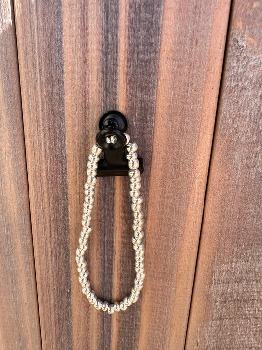Silver seed beads